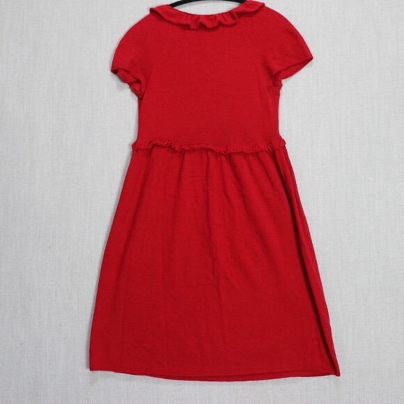 Anthropologie Knitted & Knotted Red Sweater Dress S | Romantic Coquette Cashmere - Picture 11 of 14